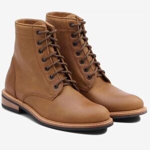 Nisolo Amalia Leather Combat Boots  Size 9.5